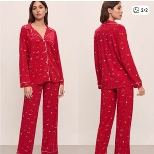 Eberjey Red Printed Pajama Set